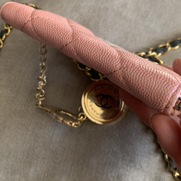 Chanel 31 rue cambon  Paris chain belt with Chanel coin keychain removable set - Picture 9 of 14